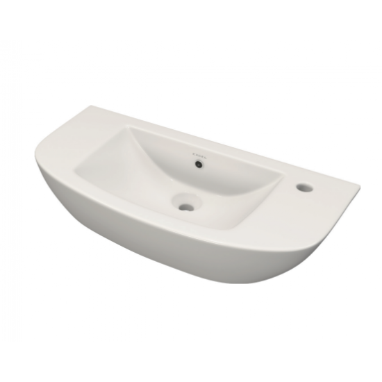 Κρεμαστός Νιπτήρας Μπάνιου Πορσελάνης Soncera Mint 46x23εκ. 210000021 Λευκός Κρεμαστός Νιπτήρας Μπάνιου Πορσελάνης Soncera Mint 46x23εκ. 210000021 Λευκός